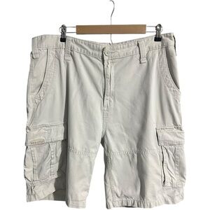 Nautica Jeans Cargo Shorts Tan Size 38